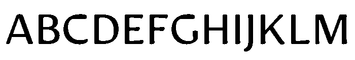 Novaletra Sans Medium Font UPPERCASE