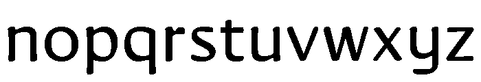 Novaletra Sans Regular Font LOWERCASE