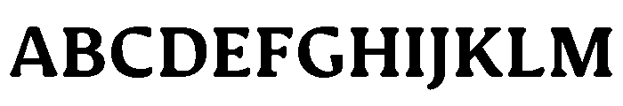 Novaletra Serif Bold Font UPPERCASE