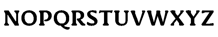 Novaletra Serif Bold Font UPPERCASE