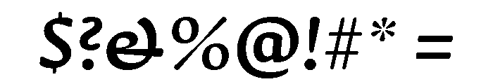 Novaletra Serif Demi Bold Italic Font OTHER CHARS