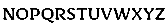 Novaletra Serif Demi Bold Font UPPERCASE