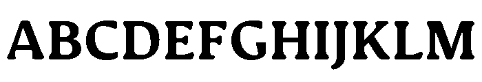 Novaletra Serif Extra Bold Font UPPERCASE