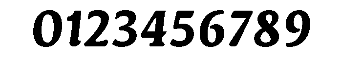 Novaletra Serif Heavy Italic Font OTHER CHARS