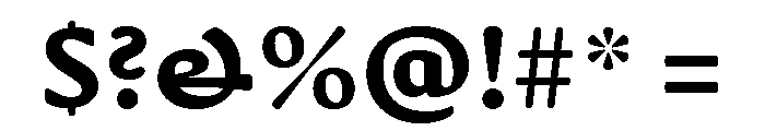 Novaletra Serif Heavy Font OTHER CHARS
