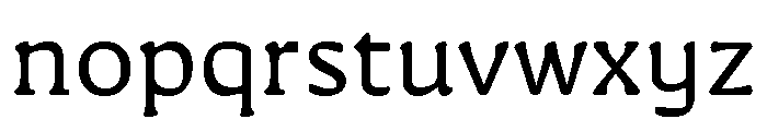 Novaletra Serif Light Font LOWERCASE