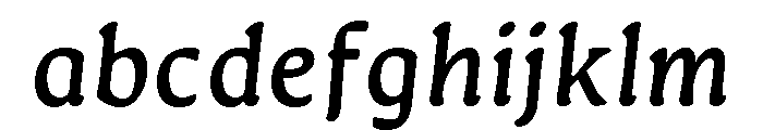 Novaletra Serif Medium Italic FONT
