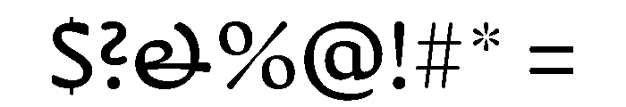 Novaletra Serif Regular Font OTHER CHARS