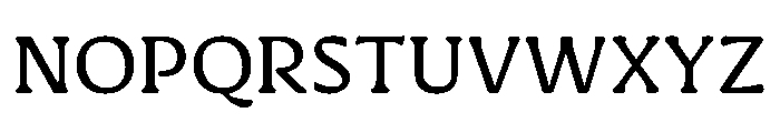 Novaletra Serif Regular Font UPPERCASE