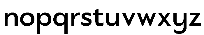 Novantique Sans Bold Font LOWERCASE