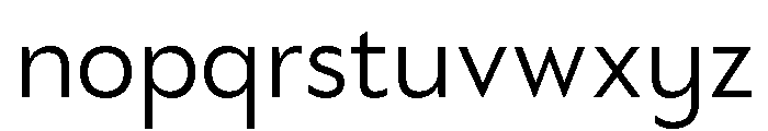 Novantique Sans Light Font LOWERCASE