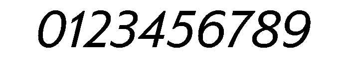 Novantique Sans Regular Italic Font OTHER CHARS