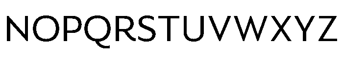 Novantique Sans Regular Font UPPERCASE