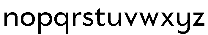 Novantique Sans Regular Font LOWERCASE