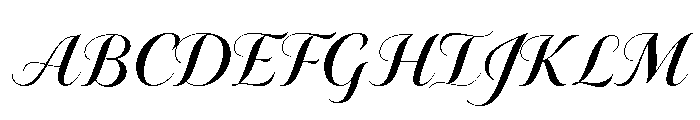 Novantique Script Bold Font UPPERCASE