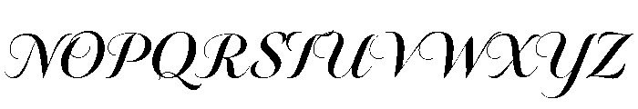 Novantique Script Bold Font UPPERCASE