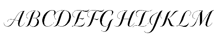 Novantique Script Light Font UPPERCASE