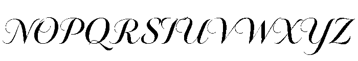 Novantique Script Regular Font UPPERCASE