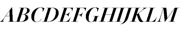 Novantique Serif Display Bold Italic Font UPPERCASE
