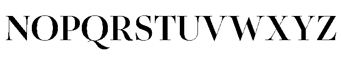 Novantique Serif Display Bold Font UPPERCASE
