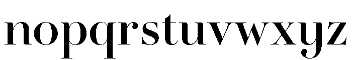 Novantique Serif Display Bold Font LOWERCASE