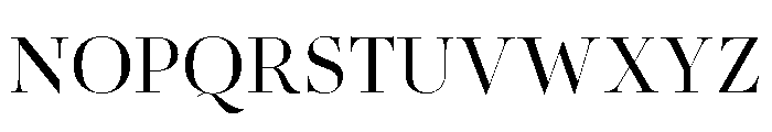 Novantique Serif Display Light Font UPPERCASE