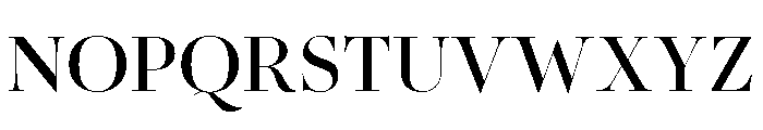 Novantique Serif Display Regular Font UPPERCASE