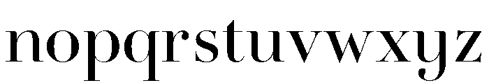 Novantique Serif Display Regular Font LOWERCASE