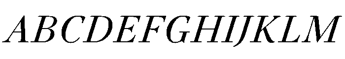 Novantique Serif Light Italic Font UPPERCASE