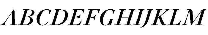 Novantique Serif Regular Italic Font UPPERCASE