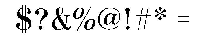 Novantique Serif Regular Font OTHER CHARS