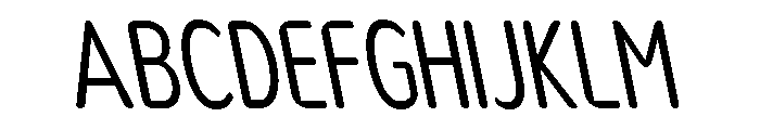 Nsai Pro Rounded Cm Bk Sla Font UPPERCASE
