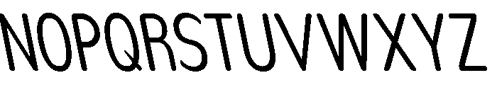 Nsai Pro Rounded Cm Bk Sla Font UPPERCASE