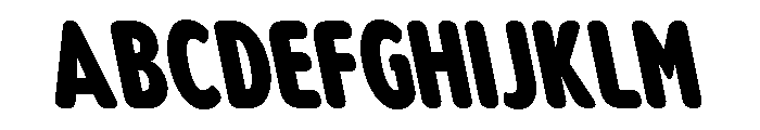 Nsai Pro Rounded Cm Blk Sla Font UPPERCASE