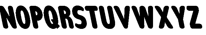 Nsai Pro Rounded Cm Blk Sla Font UPPERCASE
