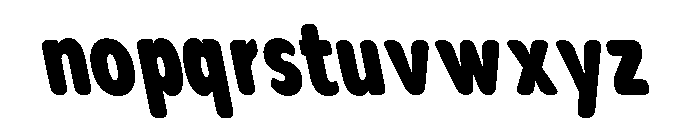 Nsai Pro Rounded Cm Blk Sla Font LOWERCASE