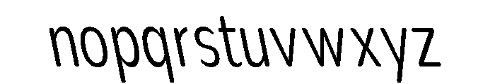 Nsai Pro Rounded Cm Lt Sla Font LOWERCASE