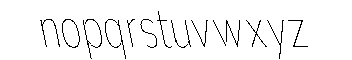 Nsai Pro Rounded Cm Th Sla Font LOWERCASE