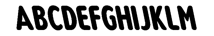Nsai Pro Rounded Cm XBd Sla Font UPPERCASE
