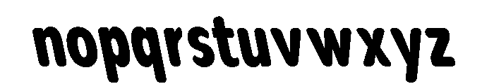 Nsai Pro Rounded Cm XBd Sla Font LOWERCASE