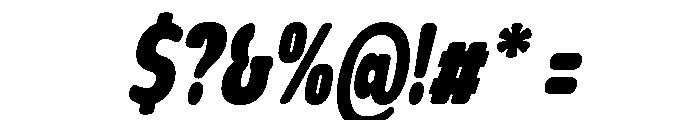 Nsai Pro Rounded Cm XBlk It Font OTHER CHARS