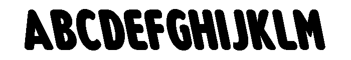 Nsai Pro Rounded Cm XBlk Sla Font UPPERCASE