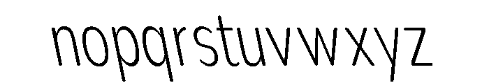 Nsai Pro Rounded Cm XLt Sla Font LOWERCASE