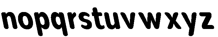 Nsai Pro Rounded Cn Bd Sla Font LOWERCASE