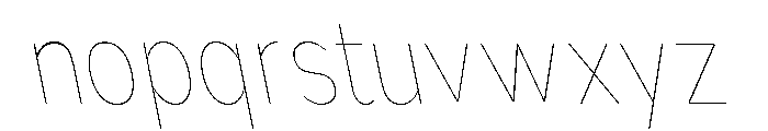 Nsai Pro Rounded Cn Hr Sla Font LOWERCASE
