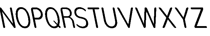 Nsai Pro Rounded Cn Lt Sla Font UPPERCASE