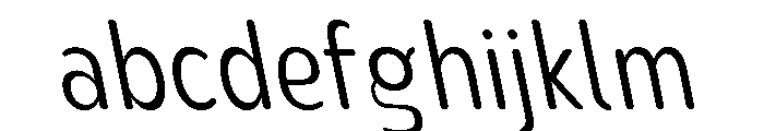Nsai Pro Rounded Cn Lt Sla FONT