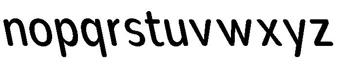 Nsai Pro Rounded Cn Nw Sla Font LOWERCASE
