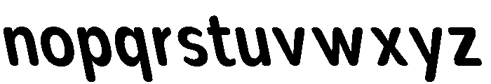 Nsai Pro Rounded Cn SmBd Sla Font LOWERCASE