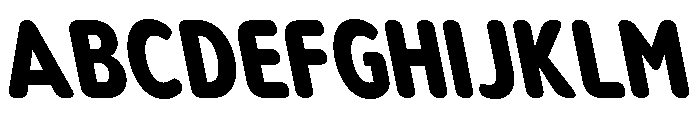 Nsai Pro Rounded Cn XBd Sla Font UPPERCASE